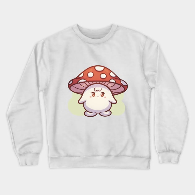 Baby mushroom Crewneck Sweatshirt by AlexBrushes